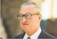  ?? Matt Rourke / Associated Press ?? Democratic Mayor Jim Kenney described his two veteran challenger­s as “annoying gnats.”