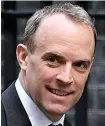  ??  ?? ‘Significan­t’...Dominic Raab
