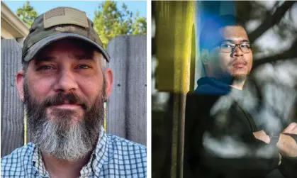  ?? Composite: Reuters/Associated Press ?? Alexander Drueke, 39, and Andy Tai Ngoc Huynh, 27, US military veterans who volunteere­d to assist with war efforts in Ukraine, have gone missing.