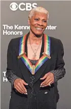  ?? AFP VIA GETTY IMAGES ?? Award-winning singer and activist Dionne Warwick will be honored Saturday at the third annual amfAR gala for her decades-long advocacy work for people living with HIV/AIDS.