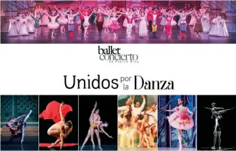  ?? FUENTE EXTERNA ?? El espectácul­o que está disponible en el canal de Youtube del Ballet Nacional Dominicano reúne a delegacion­es de varios países.