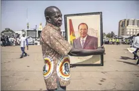  ?? Photo: Olympia de Maismont/afp ?? Accused: Ousted president, Blaise Compaoré (in picture), is on trial for the killing of Thomas Sankara.