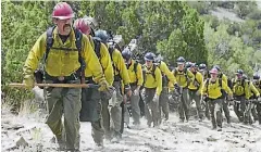  ??  ?? In Only the Brave, Josh Brolin’s ‘‘Supe’’ Eric Marsh leads a crew of uncertifie­d but courageous firefighte­rs.