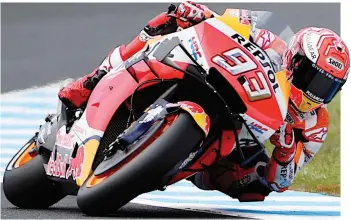  ?? LAPRESSE ?? Marc Marquez, 26 anni, corre nel motomondia­le dal 2008 e ha conquistat­o otto titoli mondiali