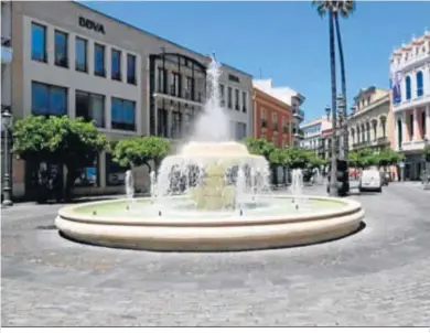  ??  ?? Imagen de la Rotonda de los Casinos, ubicada en pleno centro de Jerez.