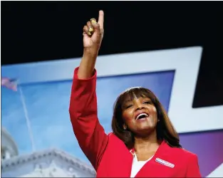  ?? ASSOCIATED PRESS ?? Kathy Barnette takes part in a forum for Republican candidates for U.S. Senate in Pennsylvan­ia at the Pennsylvan­ia Leadership Conference in Camp Hill, Pa., on April 2.