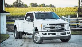  ?? Ford ?? The 2017 Ford F-series Super Duty won the 2017 Motor Trend Truck of the Year title.