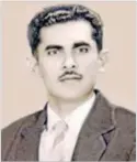  ?? Picture: SUPPLIED ?? Imrana’s father, Saiyed Abdul Jalal in 1959.