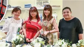 ?? ?? From left: Joanne Goh, T*he Edge Singapore account director Ivy Hong, Yen Chong and Carmen Yee