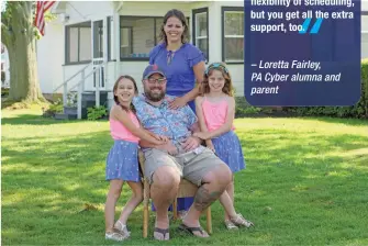  ?? ?? Loretta and Ryan Fairley with their daughters Abigail (11) and Samantha (10)