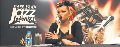  ?? Picture: Kgosi Modisane ?? MAGNET. California­n-born Cassandra Monique, known as Andra Day, is at the festival.