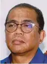  ??  ?? Datuk Seri Mohamed Khaled Nordin