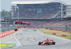  ?? FOTO: DPA ?? Sebastian Vettel 2018 im Motodrom des Hockenheim­rings.