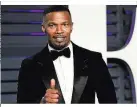  ??  ?? Oscar-Preisträge­r Jamie Foxx rettete einen Mann aus einem brennenden Kleinlaste­r