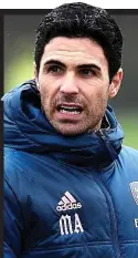  ?? GETTY IMAGES ?? Pained: Arteta