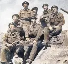  ??  ?? TRIUMPH British troops after their victory in Battle of Mareth in Tunisia