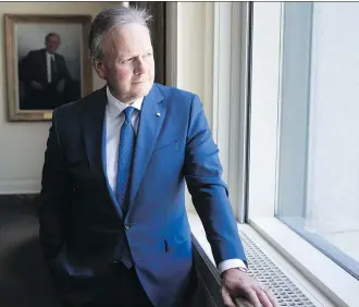  ?? DARREN BROWN ?? Bank of Canada governor Stephen Poloz gave a recent speech in which he lamented how perception about the state of the economy failed to match the reality that times are pretty good.