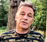  ?? ?? Defiant: TV presenter Chris Packham