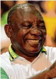  ?? Foto: dpa ?? In Cyril Ramaphosa werden große Hoff nungen gesetzt.