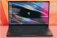  ?? LORI GRUNIN CNET/TNS ?? Razer Blade 17 offers powerful gaming performanc­e with up to an Intel Core i9-11900H processor and an Nvidia GeForce RTX 3080 GPU.