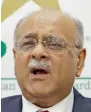  ?? AFP file ?? Najam Sethi of PCB expressed reservatio­ns about playing in India. —