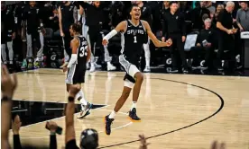  ?? Photograph: Chandan Khanna/AFP/Getty Images ?? Victor Wembanyama has had a superb rookie season with the San Antonio Spurs.