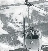  ?? LA MOLINA ?? Telecabina biplaça instal·lat el 1954