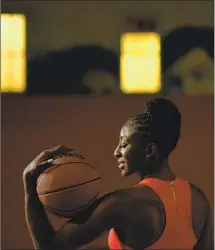  ?? Christina House Los Angeles Times ?? SPARKS FORWARD Nneka Ogwumike would have been competing in her first Olympic Games this summer in Tokyo.