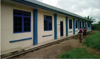  ??  ?? Renovated hostel facilties at Methodist Boys High School, Oron