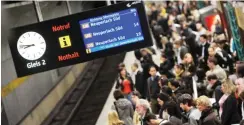  ?? Foto: dpa/Tobias Hase ?? Zu jeder Jahreszeit gefragt: Münchens U-Bahn