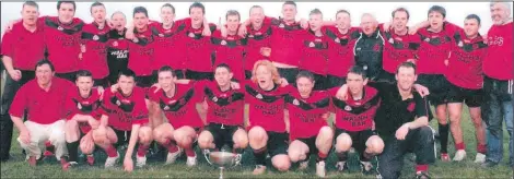  ??  ?? 2007 North Cork U21 champions. Back l-r: Barry Kiely, D Mullins, Paddy O’Callaghan, Thomas Power, Laurence O’Flynn, Dave Dineen, Shane Cahill, Kevin O’Gorman, Ian Fitzgibbon, John Hickey, Pat Magee, Eoin Burke, Jimmy Skinner, Stephen Fox, Pat Molloy, Tom McGrath and Phillip Egan (trainer). Front l-r: Seamus Fox, Ian Condon, Liam Keane, Anthony Fitzgibbon, Jonathon O’Sullivan (capt), Mick Shinnick, Kevin Mullins, Shane Beston and Ollie McGrath.