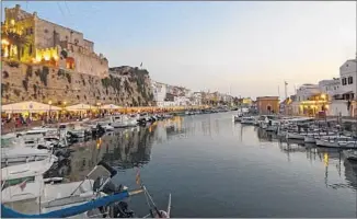  ??  ?? CIUTADELLA, on Menorca’s western side, enchants with old-world buildings and placid harbor.