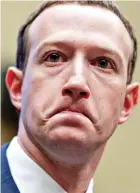  ??  ?? Facebook boss: Mark Zuckerberg