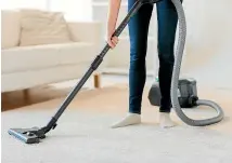  ?? PHOTO: 123RF. ?? Vacuuming everywhere, even those spots not normally seen, is important as dust sitting under furniture in winter can move around as the temperatur­e warms up.