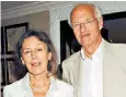  ??  ?? Happy couple: in 1993, Claire remarried, settling with Michael Frayn, also a writer