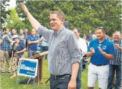  ?? CLIFFORD SKARSTEDT PETERBOROU­GH EXAMINER ?? Conservati­ve Leader Andrew Scheer has not exactly clarified his view these days of same-sex marriage, but he insists he won’t revisit the law if elected, writes Rosie DiManno.