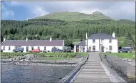  ??  ?? The beautiful village of Inverie on Knoydart