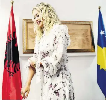  ?? AFP ?? Rita Ora – geboren in Pristina, aufgewachs­en in London – hat für das Alba-festival sofort zugesagt.