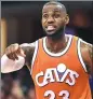  ?? USA TODAY ?? Captain LeBron James will lead the Cleveland Cavaliers into the Eastern Conference playoffs.