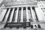  ?? ?? Pedestrian­s pass the New York Stock Exchange. Investors continue to be concerned about inflation.