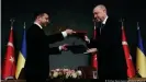  ?? Nuri Bozkir ?? Turkish President Recep Tayyip Erdogan gave a nod to Ukrainian President Volodymyr Zelenskyy when he announced the abduction and forced repatriati­on of