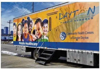  ??  ?? The mobile health unit brings asthma care to Dayton Public Schools students.