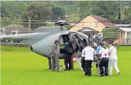  ?? CORTESÍA PARA LT ?? Al pequeño lo llevaron en un vuelo ambulancia al hospi de Niños.