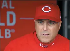  ?? AARON DOSTER — THE ASSOCIATED PRESS ?? Bryan Price, seen in an April 2018game while he was the manager of the Cincinnati Reds, is the Phillies’ new pitching coach. A tough job but something the experience­d Price should be fully capable of handling.