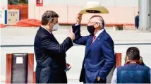  ?? ?? DIPLOMACIA. El embajador de EU en México, Ken Salazar, fue uno de los invitados al evento en el AIFA.