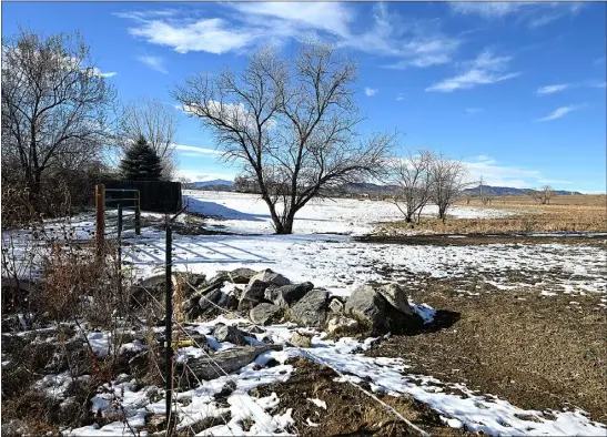  ?? JENNY SPARKS — LOVELAND REPORTER-HERALD ?? A field is pictured Monday at Monroe Avenue where it ends at Meadow Creek Court. The vacant property north of Loveland could be the future home of up to 1,100housing units if City Council approves an annexation request and proposed amendment to the comprehens­ive plan at its regular meeting on Tuesday.