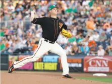  ?? Darron Cummings / Associated Press ?? Matt Cain gave up three runs but also struck out five in 42⁄3 innings against the Rockies at Scottsdale Stadium.