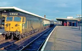  ??  ?? Class 50 D441, later named Bulwark, stands at Barrow-in-furness on August 21, 1970 with a London Euston service. (Ian Isherwood)