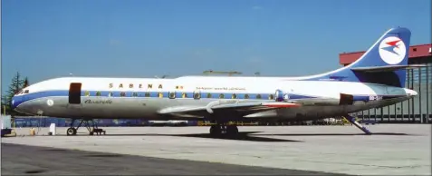  ?? JaCques Guillem ?? Air Inter loua également deux Caravelle VIN de la Sabena entre juin 1975 et septembre 1976 dont la OO-SRF, vue ici en mai 1976 à Orly.