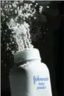  ?? THE ASSOCIATED PRESS ?? Talc, a mineral mined from soil, has been widely used in cosmetics and other personal care products to absorb moisture since at least 1894, when Johnson’s Baby Powder was launched.